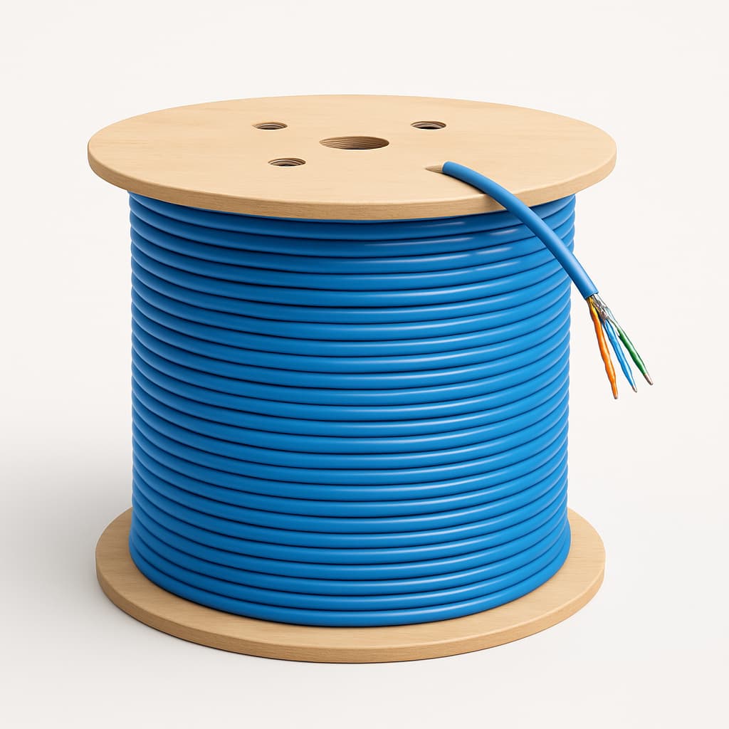 Telegartner L02002A0199B AMJ500 U/FTP DX Cat.6A Cable — illustrative AI-generated image