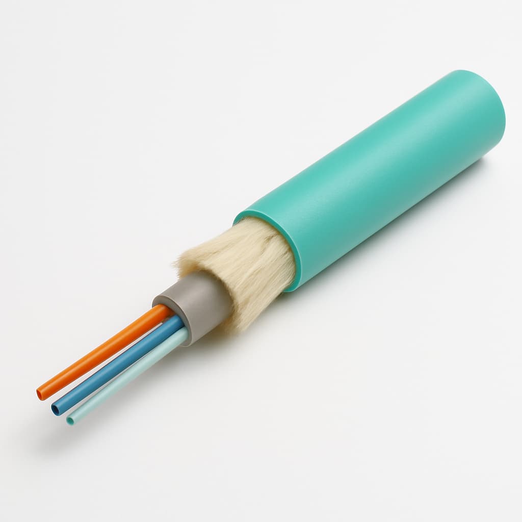 Telegartner L08021B0304 FO Universal Cable, 4G50/125 OM3 — illustrative AI-generated image