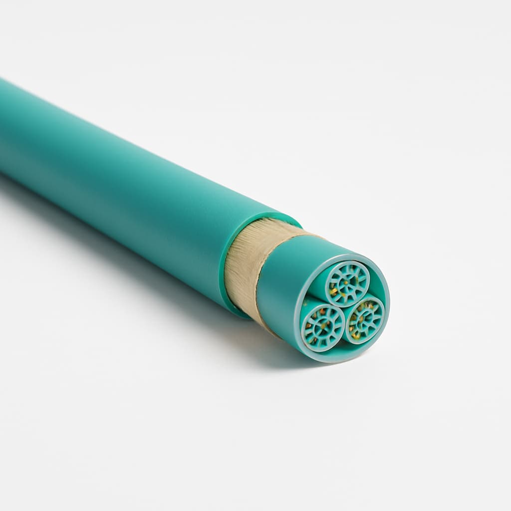 Telegartner L08021B9001 FO UNIVERSAL 4x12 G50/125 OM3 Cable — illustrative AI-generated image
