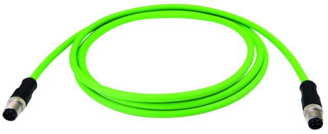 Telegaertner L80214A0000 M12x1 D-coded Cat.5 cable assembly, 7.5 m