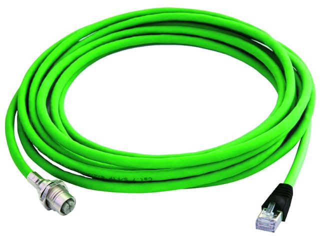 Telegaertner L82102A0000 M12x1 X-coded to RJ45 Cat.6A Cable Assembly
