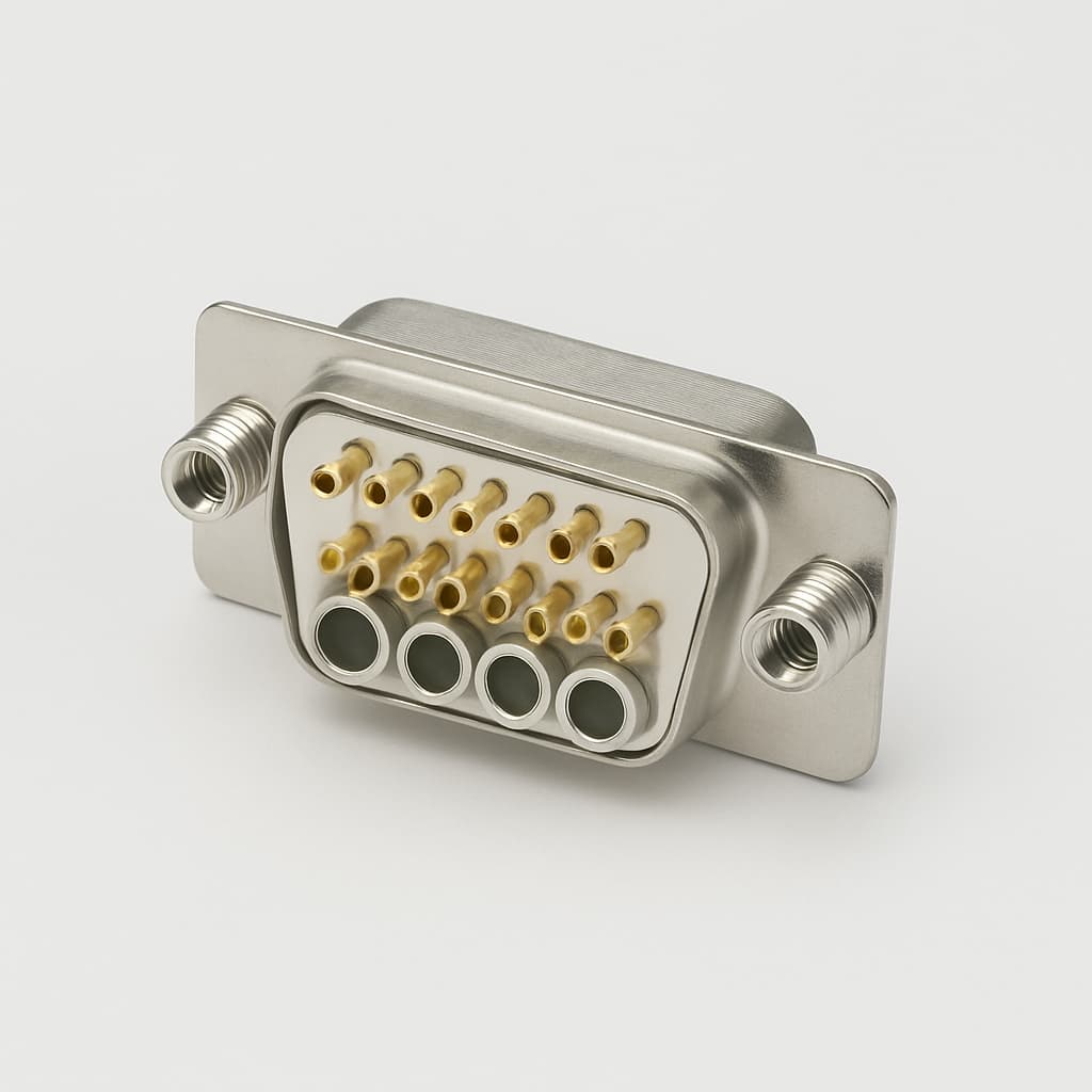 D-Sub Mixed-Layout Crimp Connector 1731070588 — illustrative AI-generated image