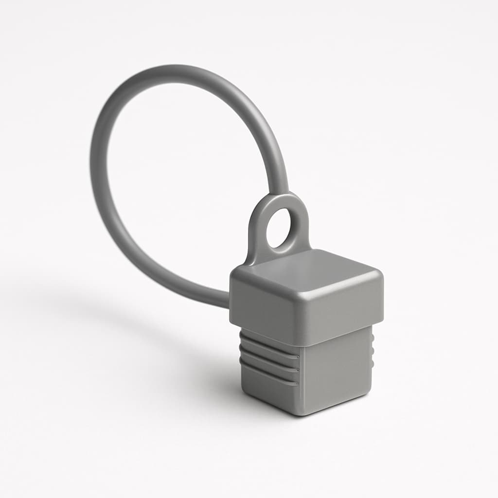 Telegartner B00010A0032 Dustcap with Lanyard — illustrative AI-generated image