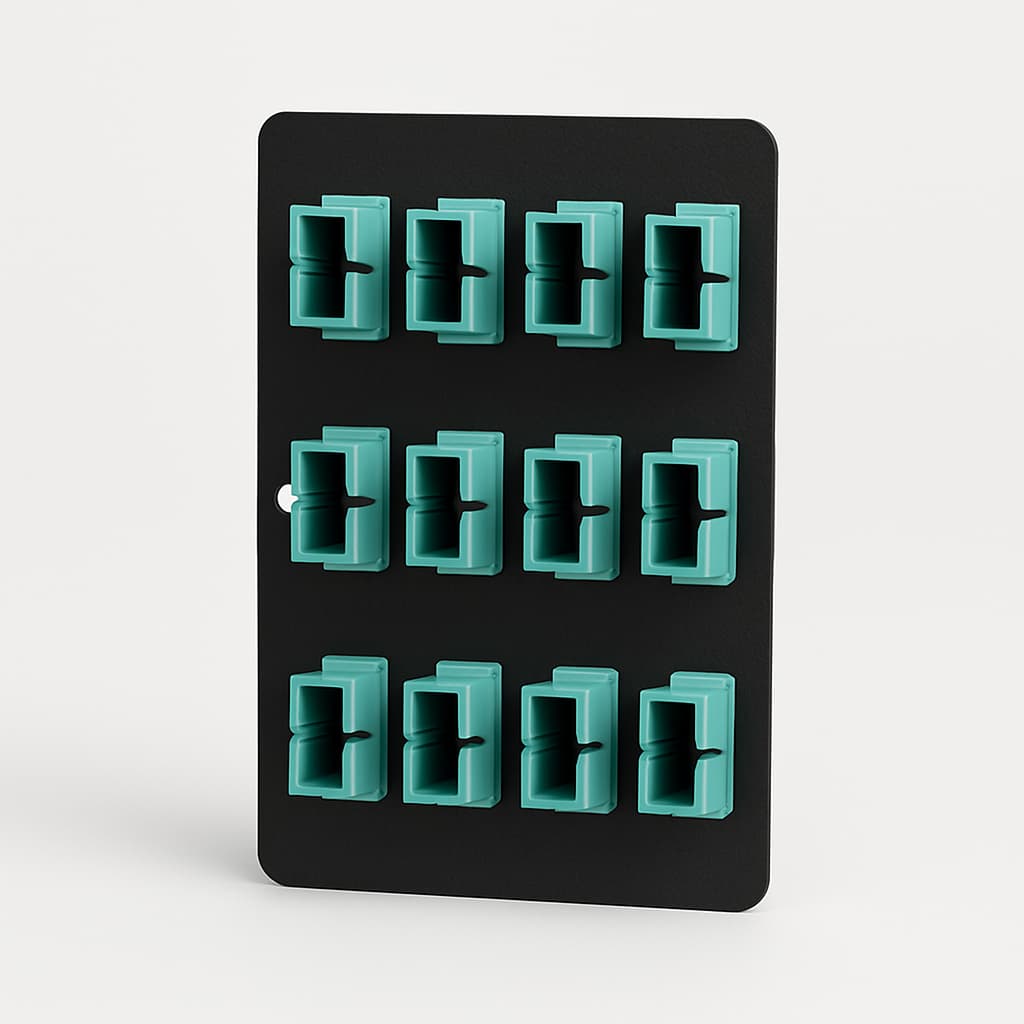 Telegartner B06015F8312 ODB54 Adapter Plate, 12xSC Simplex — illustrative AI-generated image