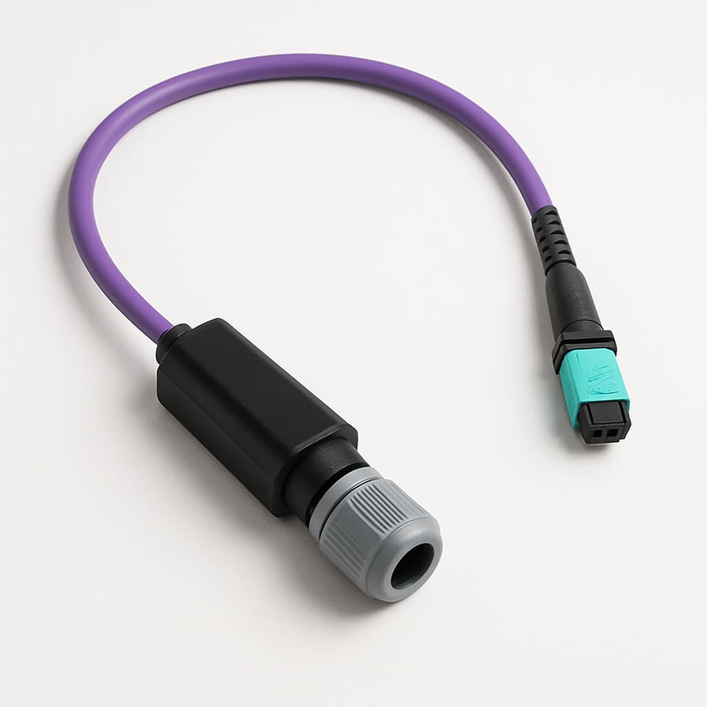 Telegartner H02052A0237 ODS Mini MPO Splitter for 12 Fibres — illustrative AI-generated image