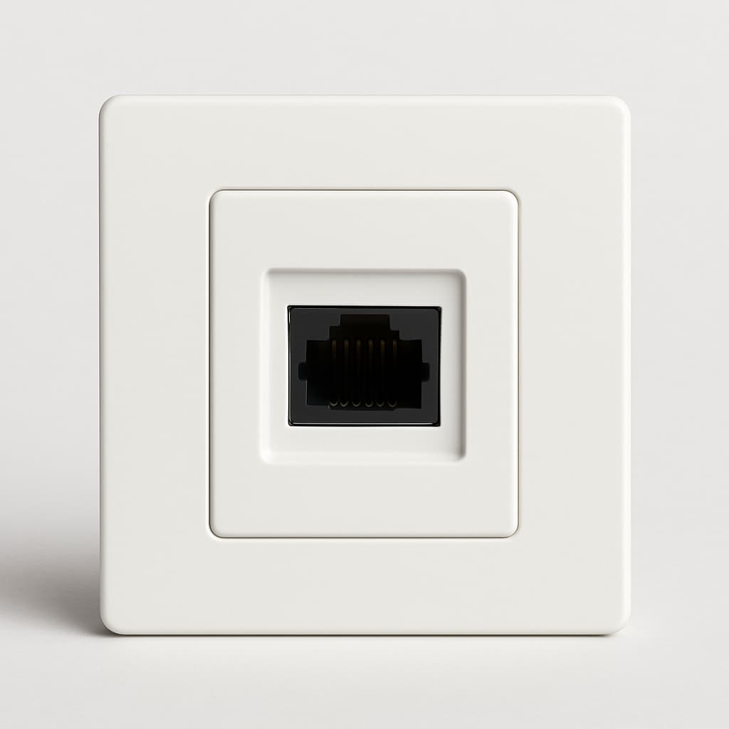 Telegartner J00020A0393C AMJ45 8/8 K Up/50 Class EA 500 Alpine White — illustrative AI-generated image