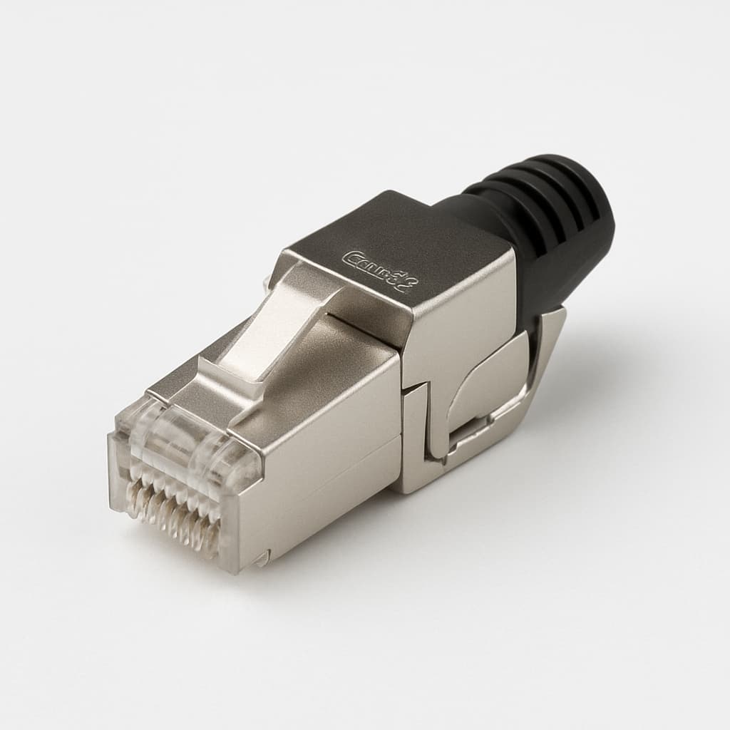 Telegartner J00026A2501 RJ45 MFP8 T568B Cat.6A Connector — illustrative AI-generated image