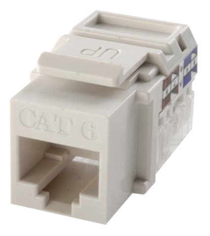 Telegartner J00029A0046 RJ45 Keystone UTP Cat.6/ClassE, White