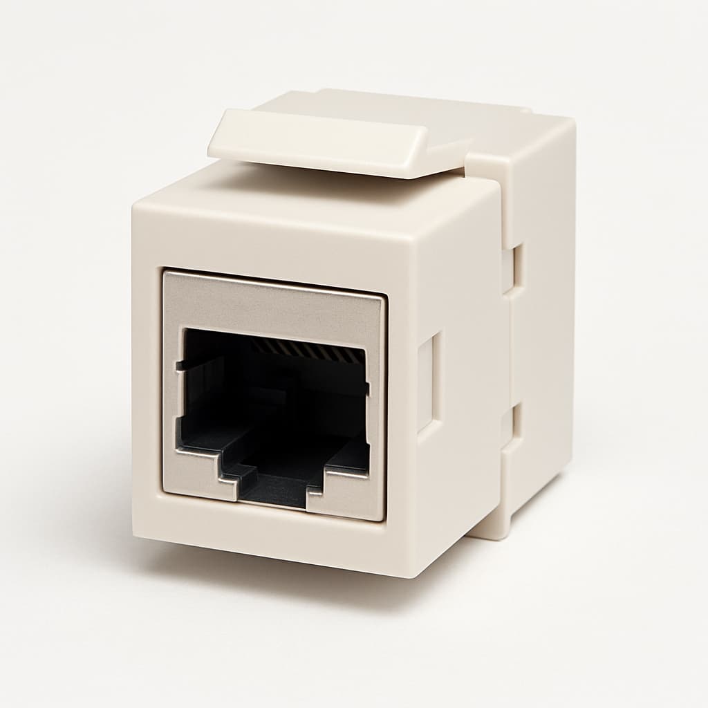 Telegartner J00029A0117 AMJ-Module K Cat.6A T568B — illustrative AI-generated image