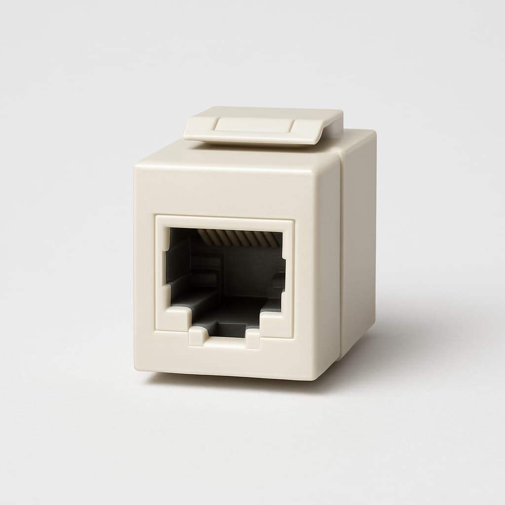 Telegartner J00029A2501 AMJ-S Module Cat.6A T568B — illustrative AI-generated image