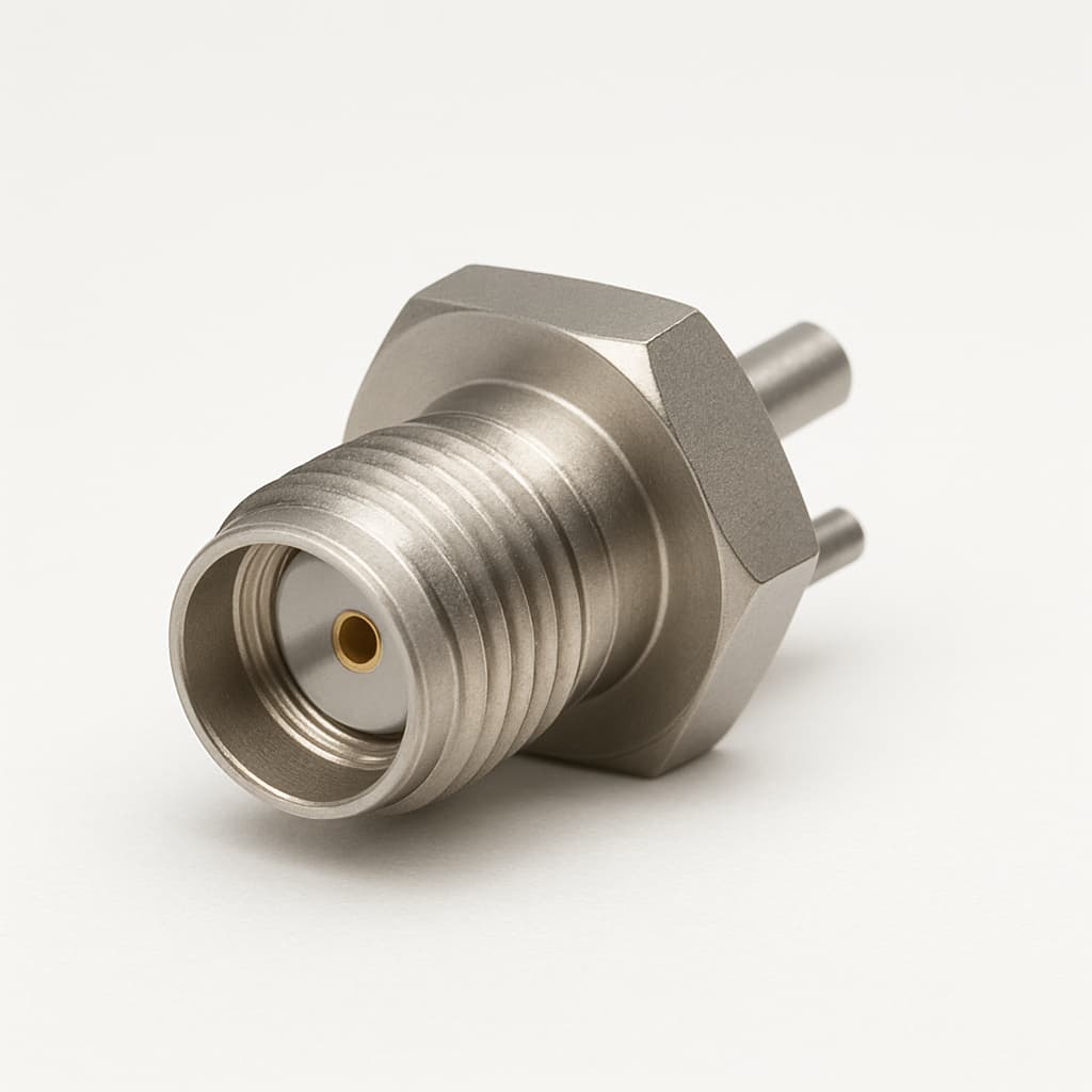 Telegartner J01151A0151Z SMA Jack Connector, 50 OHM — illustrative AI-generated image