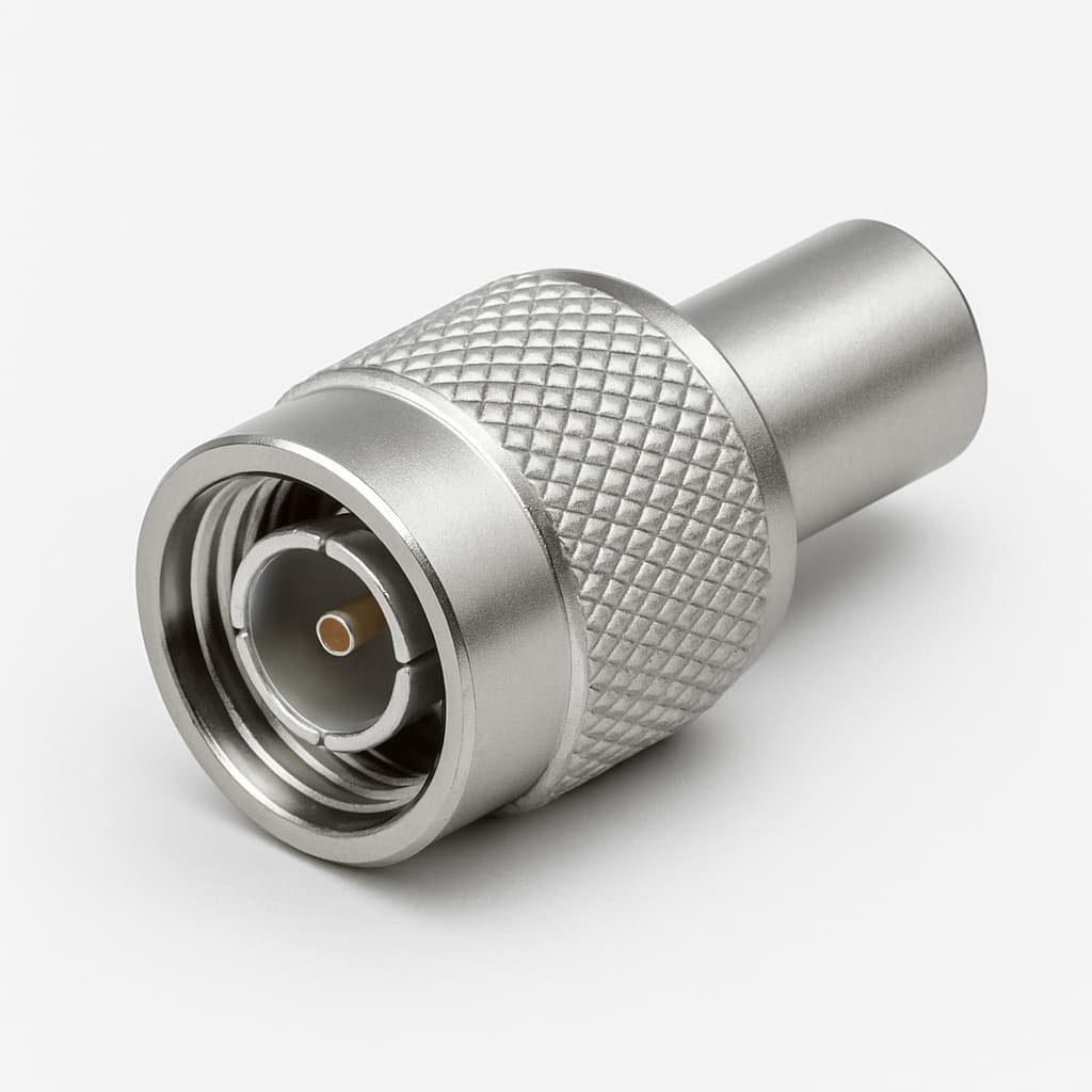 Telegartner J01420A0015Z QLS Straight Plug Connector — illustrative AI-generated image