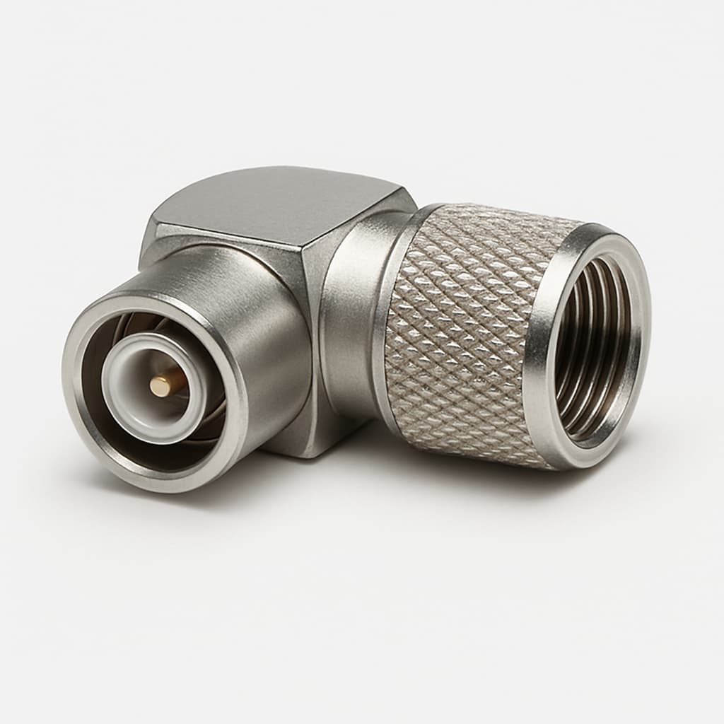 Telegartner J01420A0045Z QLS Angled Cable Plug — illustrative AI-generated image