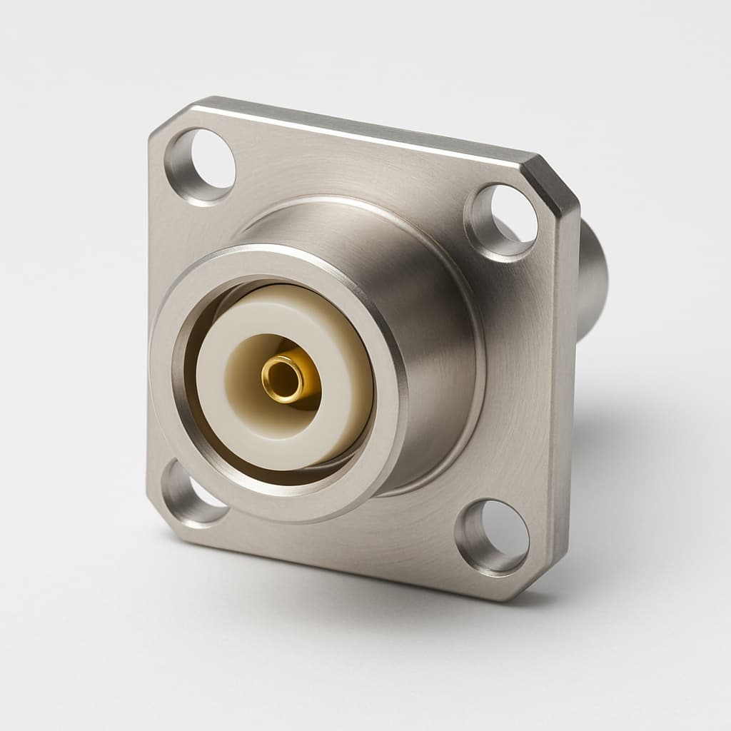 Telegartner J01421A0025Z QLS Flange Jack TA — illustrative AI-generated image