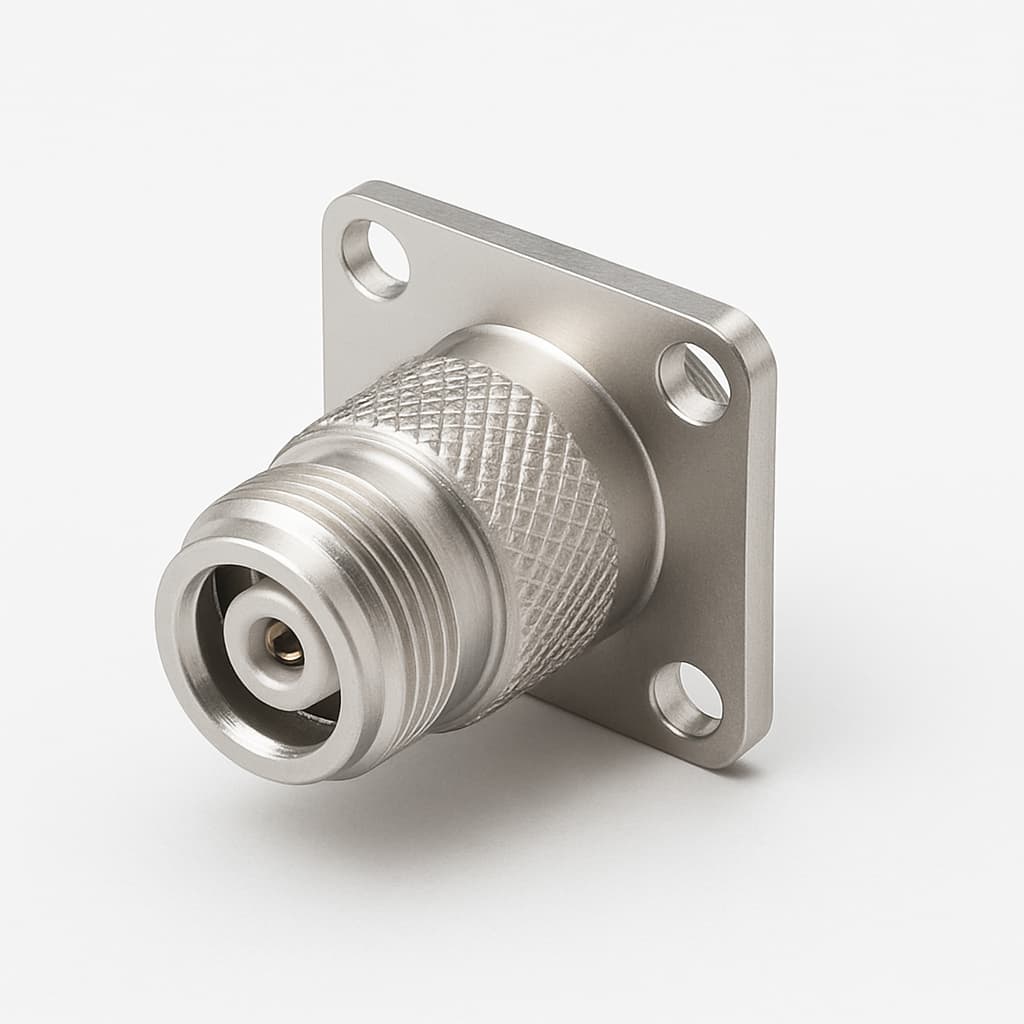 Telegartner J01421A0065Z QLS Bulkhead Jack — illustrative AI-generated image