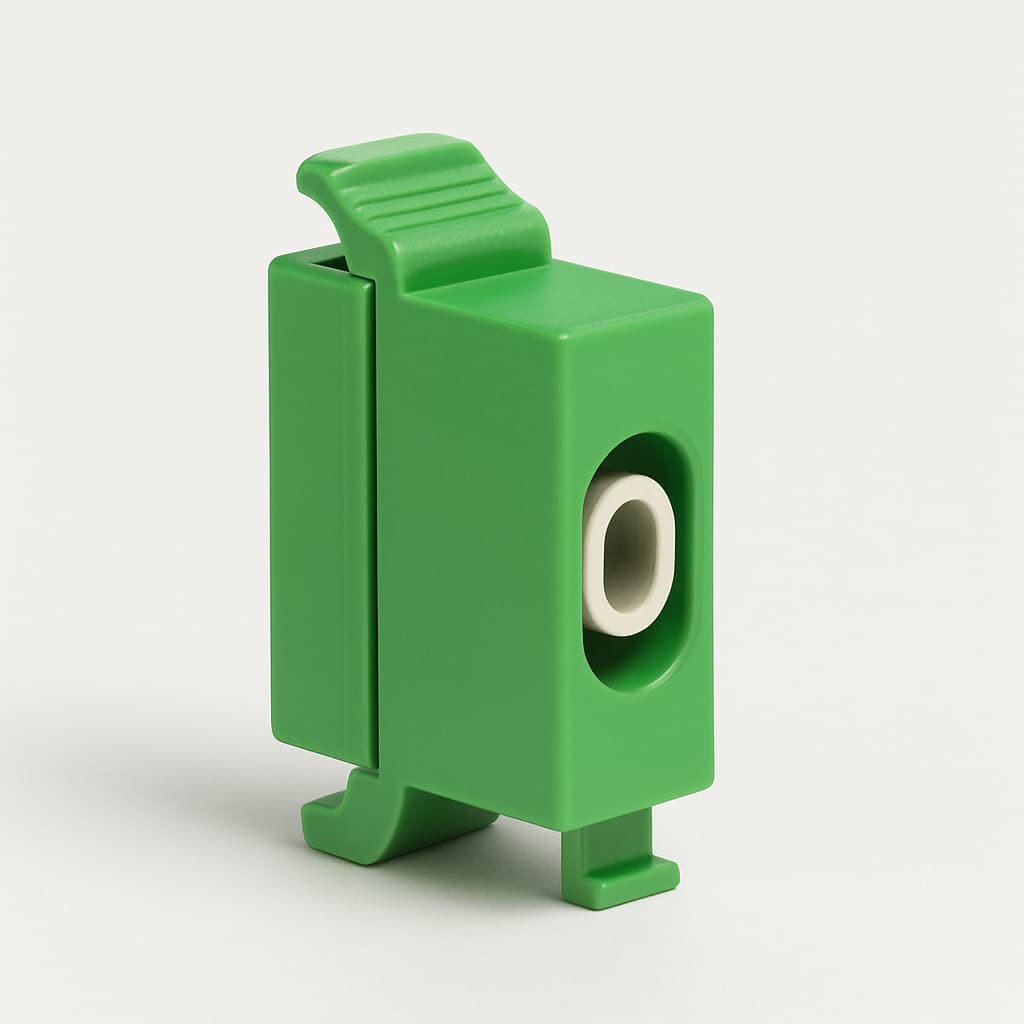 Telegartner J08051A0023 E2000 Adaptor MM OM4 — illustrative AI-generated image