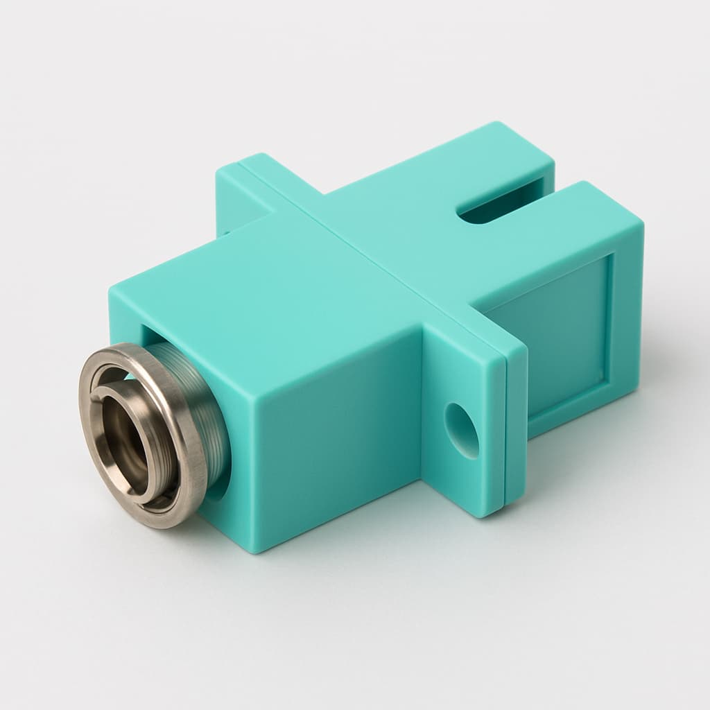 Telegartner J08082A0014 ST/SC MM Adaptor — illustrative AI-generated image