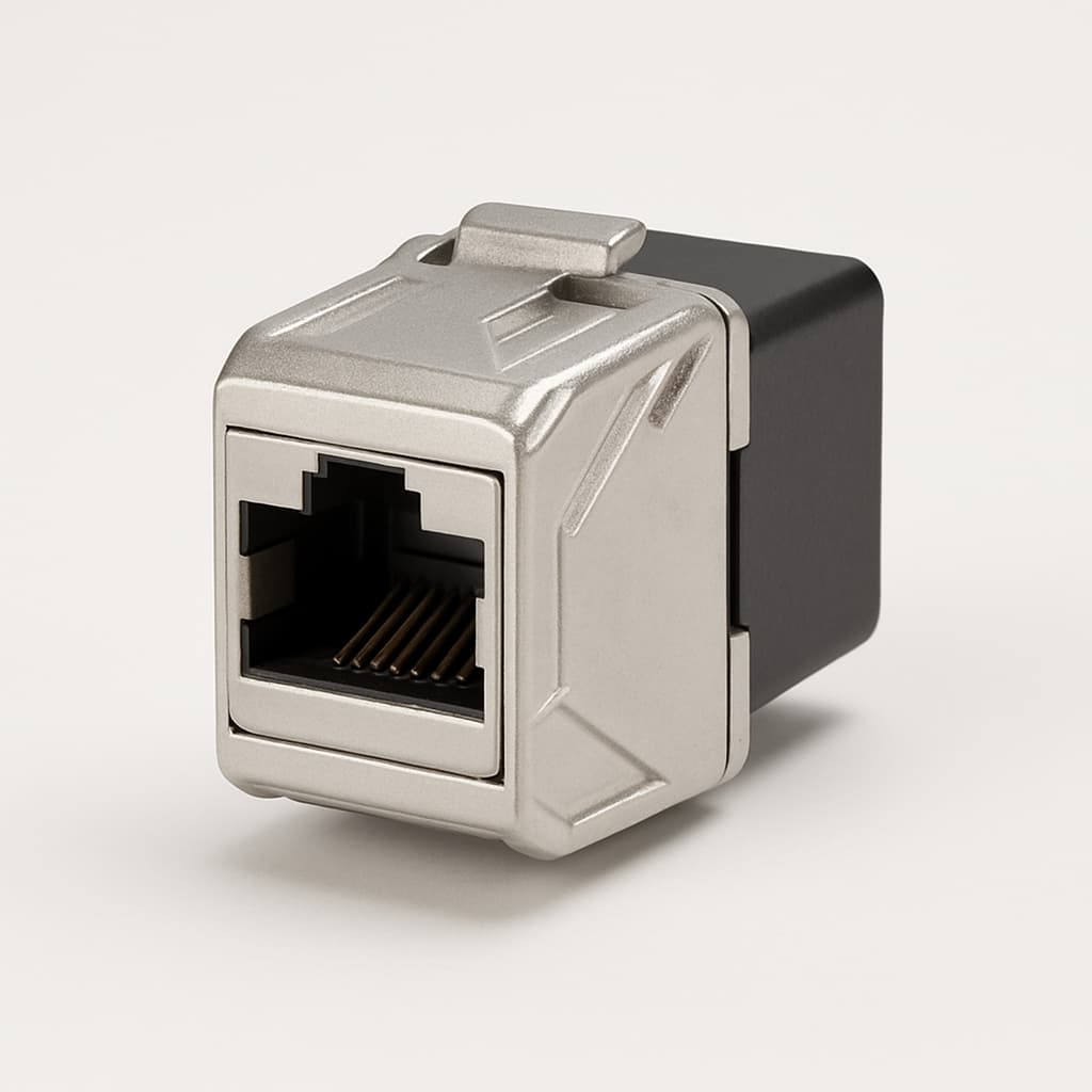 Telegartner J80023A0022 STX V4 RJ45 Jack Cat.6A — illustrative AI-generated image