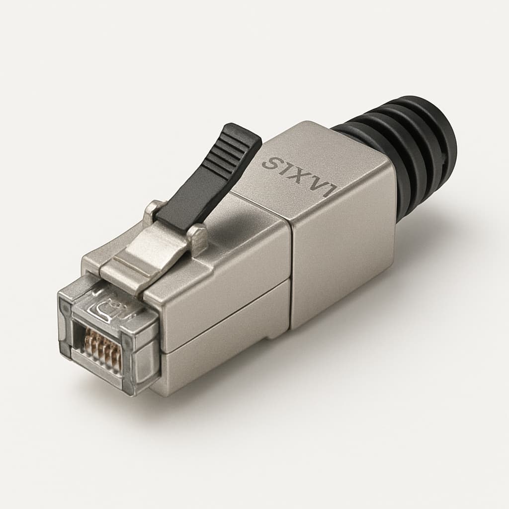 Telegartner J80026A0051 STX V1 RJ45 Plug Set — illustrative AI-generated image