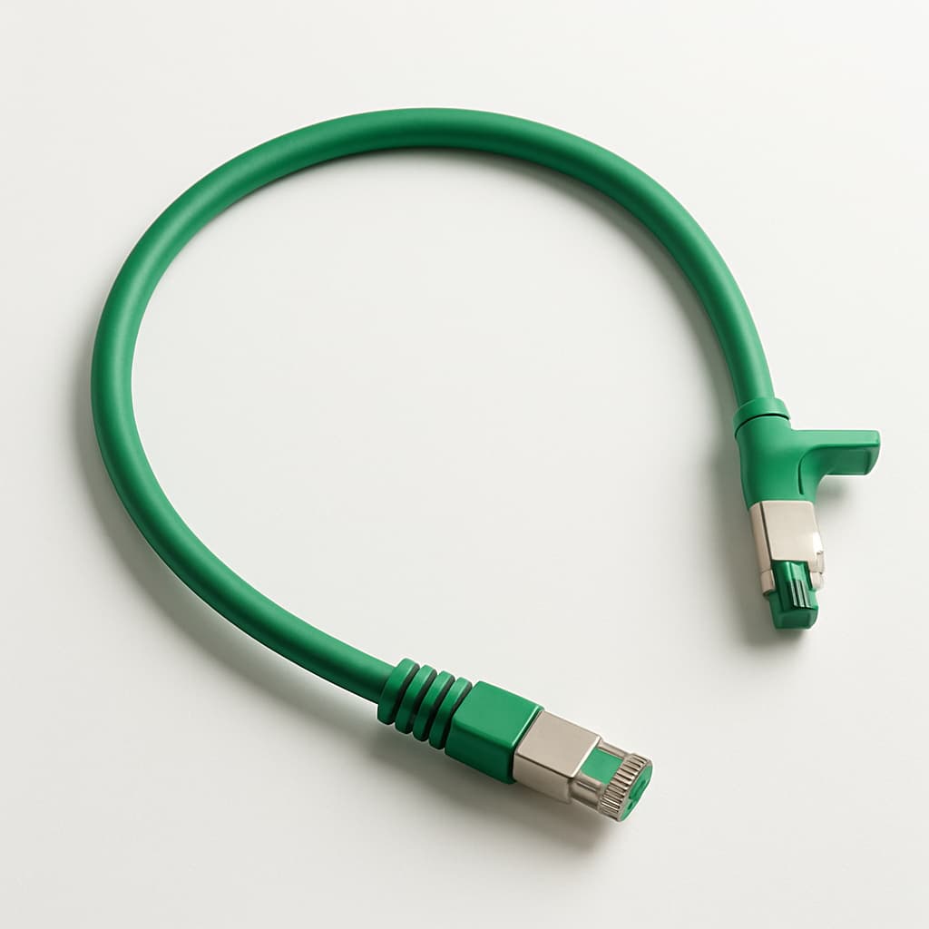 Telegartner L00000A0255 S/FTP Cat.6A Cable Assembly — illustrative AI-generated image