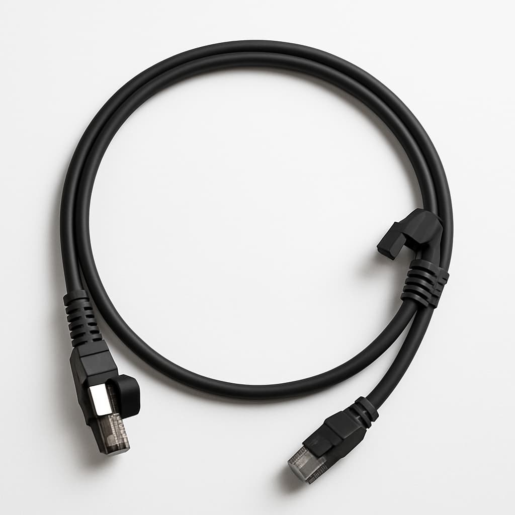 Telegartner L00000A0264 S/FTP Cat.6A Patch Cord 1.0 m — illustrative AI-generated image