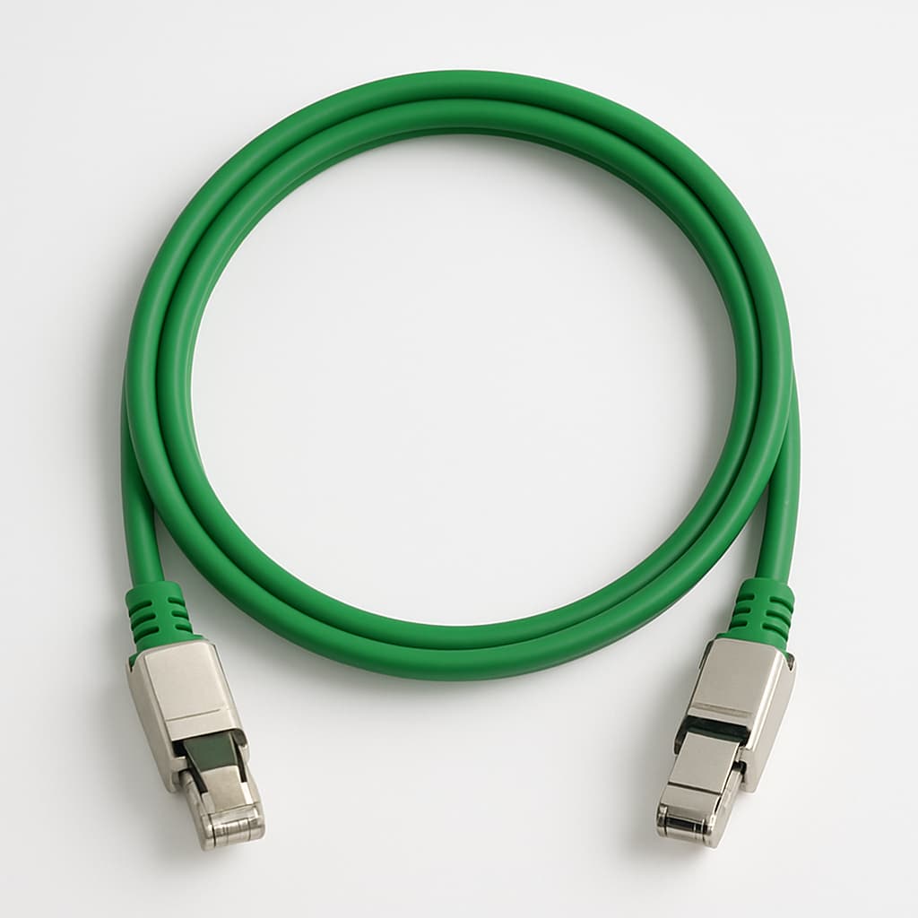 Telegartner L00001A0200 S/FTP Cat.6A Cable Assembly — illustrative AI-generated image