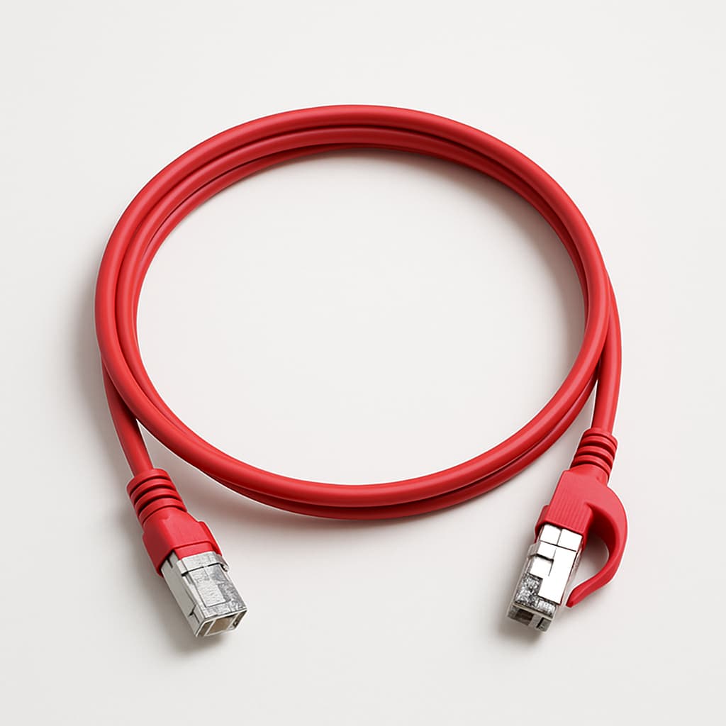Telegartner L00001A0201 S/FTP Cat.6A Patch Cord, 2.0m — illustrative AI-generated image