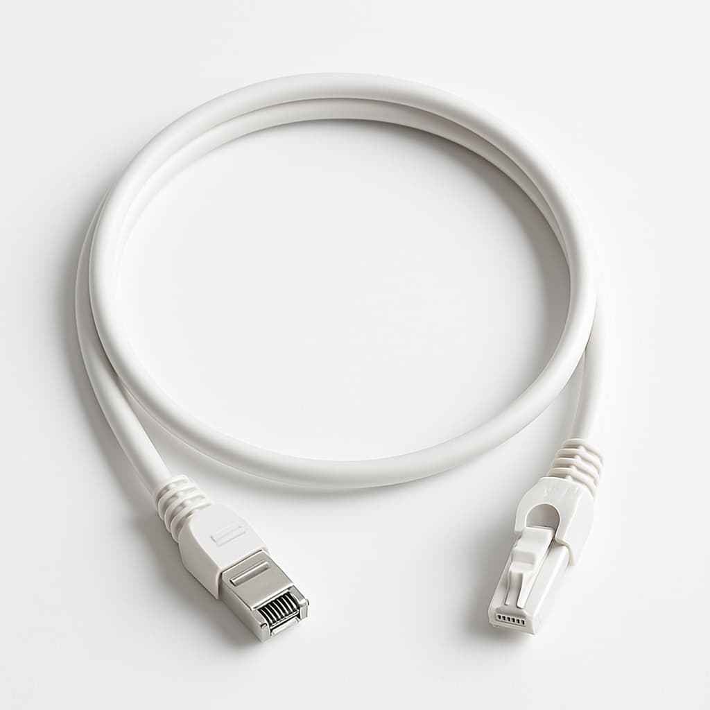 Telegartner L00001A0205 S/FTP Cat.6A Patch Cord, 2.0m — illustrative AI-generated image