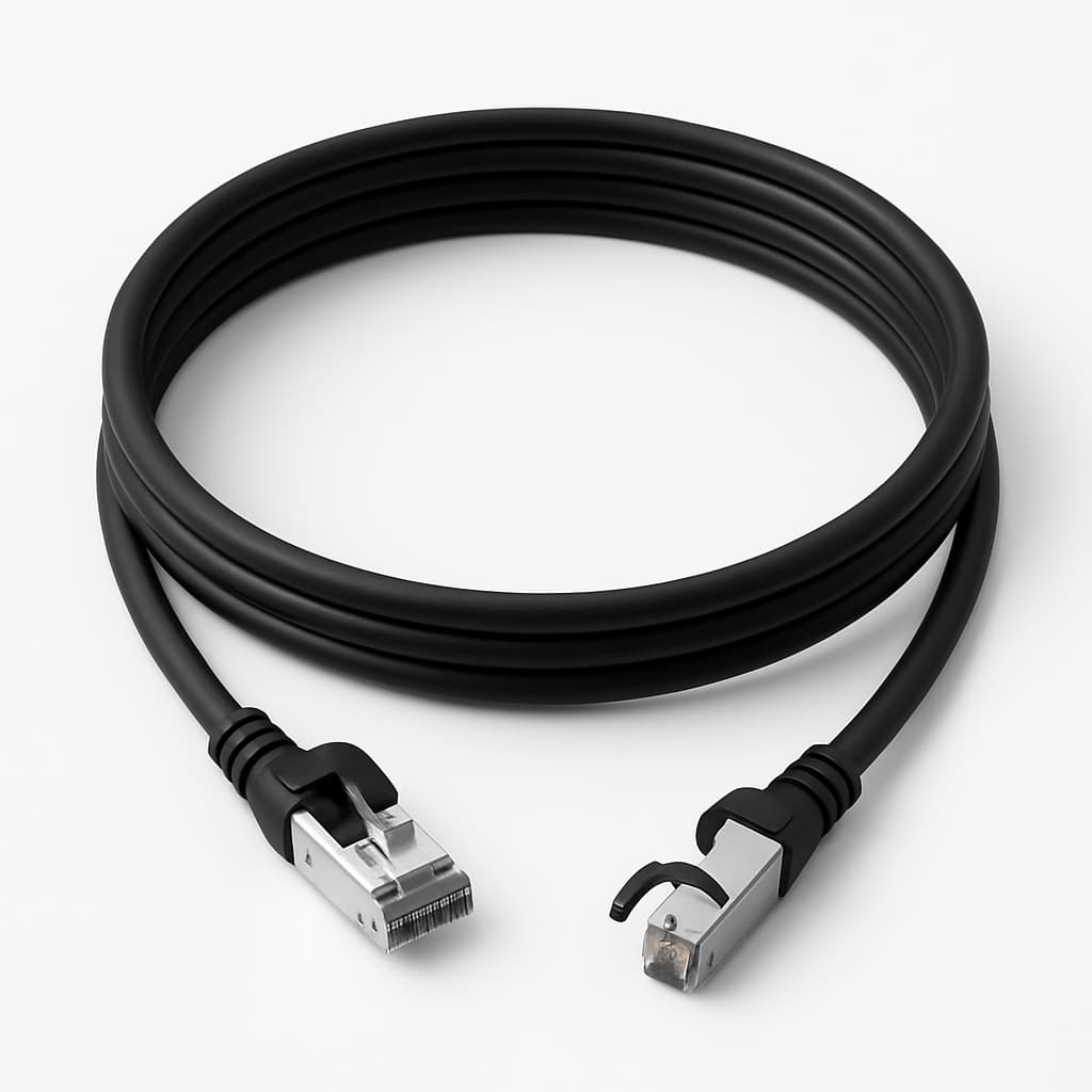 Telegartner L00002A0208 S/FTP Cat.6A Patch Cord — illustrative AI-generated image