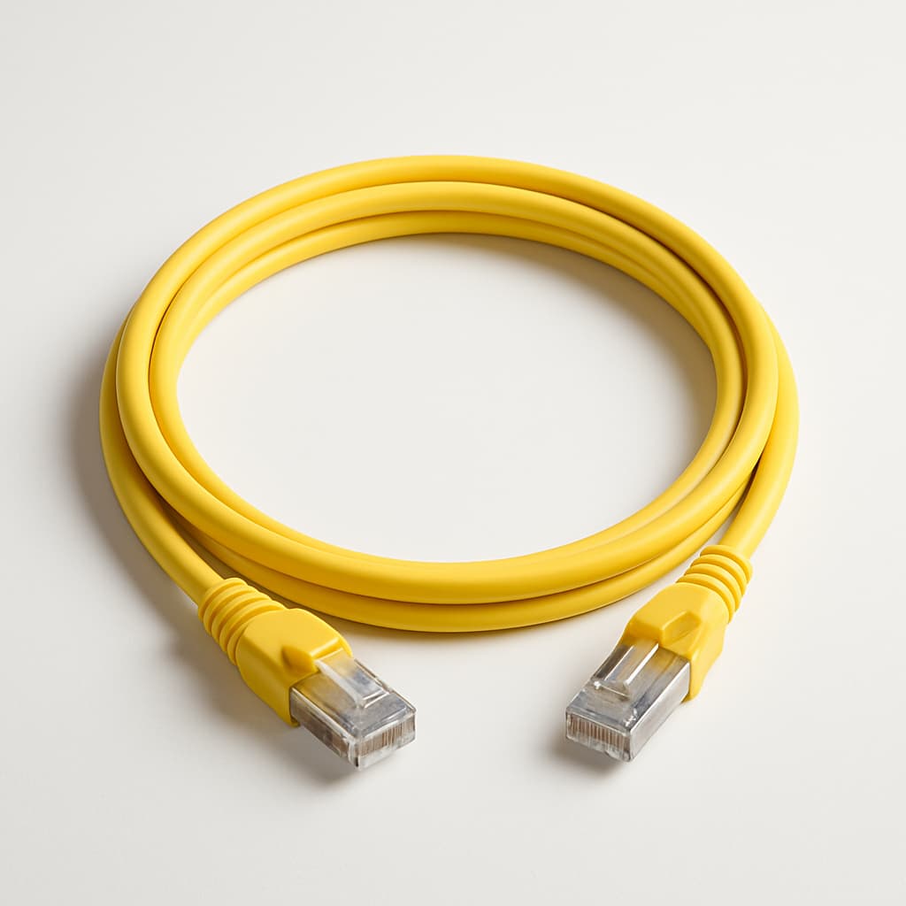 Telegärtner L00002D0088 F/UTP Cat.5e Patch Cord, 2.5 m — illustrative AI-generated image