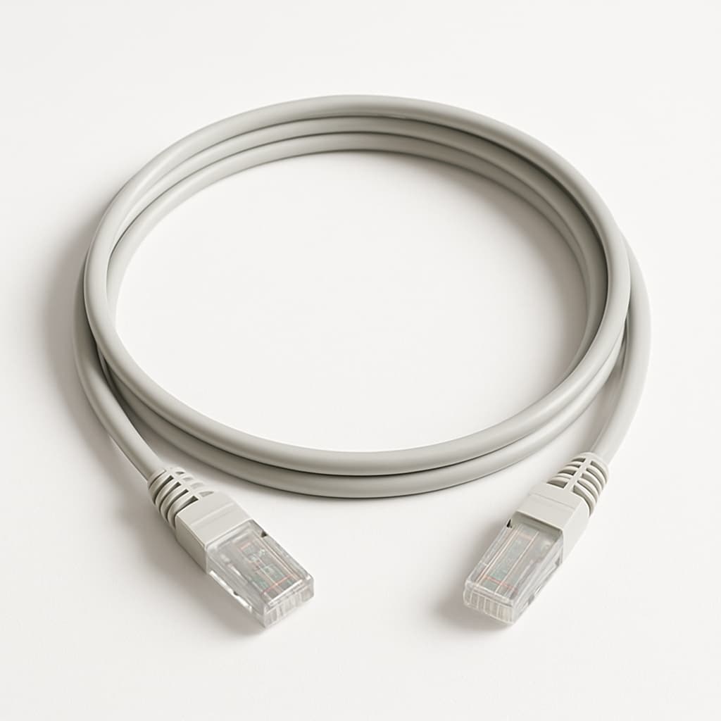 Telegartner L00002E0114 UTP CAT.5E Patch Cord, 2.5M — illustrative AI-generated image