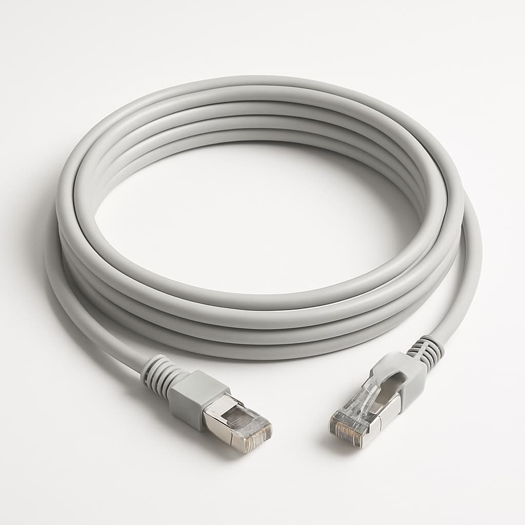 Telegartner L00003A0161 S/FTP Cat.6A Patch Cord, 5.0 m — illustrative AI-generated image