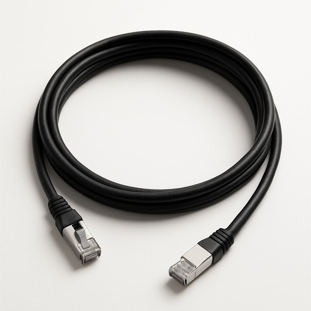 Telegartner L00003A0162 S/FTP Cat.6A Cable Assembly, 5.0 m — illustrative AI-generated image