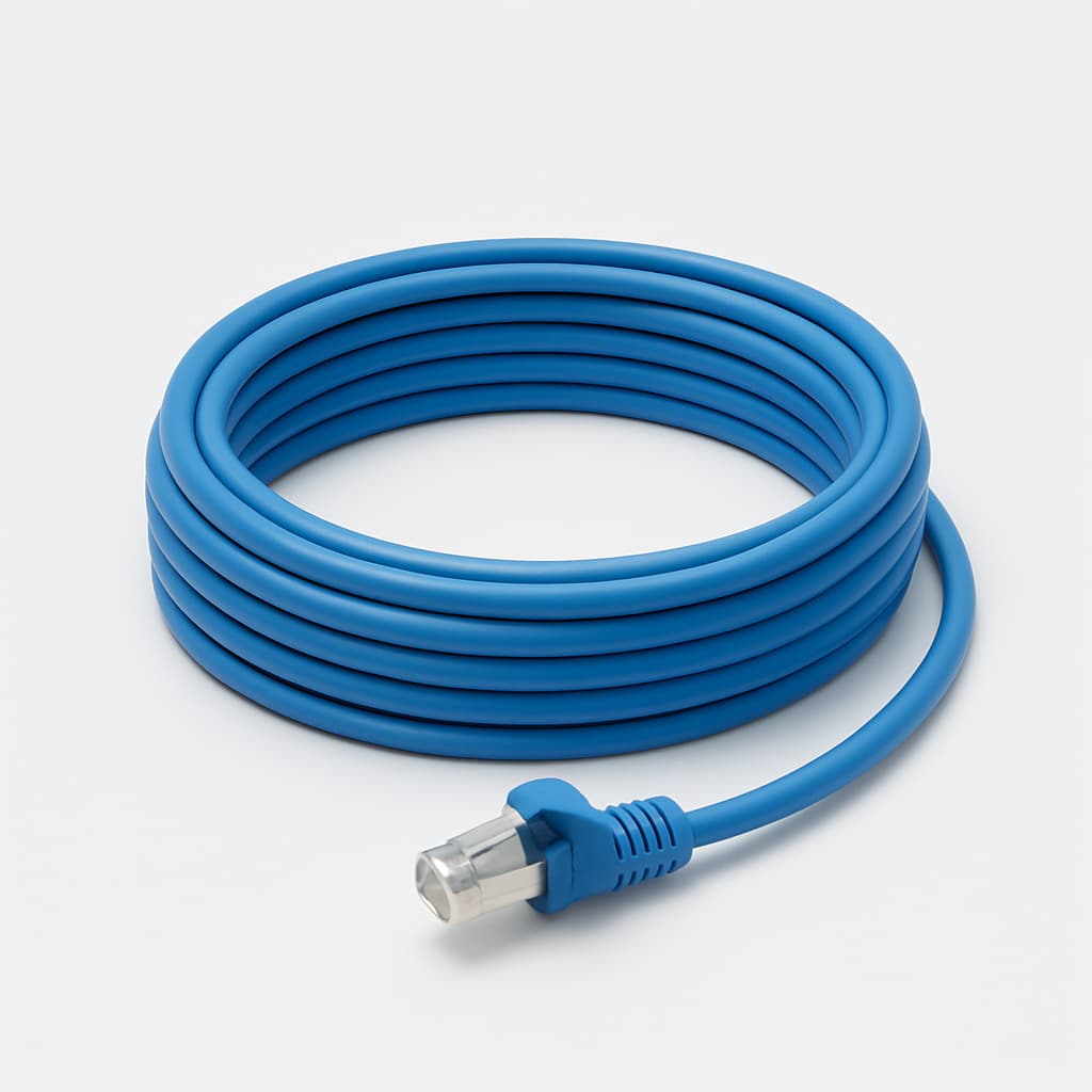 Telegartner L00004A0148 S/FTP Cat.6A Patch Cord, 7.5 m — illustrative AI-generated image