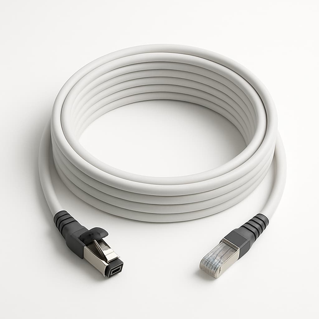 Telegartner L00004A0149 S/FTP Cat.6A Patch Cord 7.5m — illustrative AI-generated image
