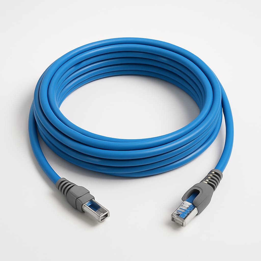 Telegartner L00005A0116 S/FTP Cat.6A Patch Cord, 10.0 m — illustrative AI-generated image