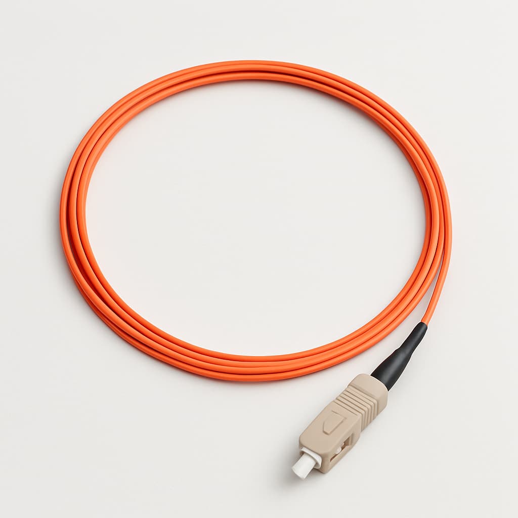 Telegartner L00849A0004 Fibre Pigtail 62.5/125 OM1 2m — illustrative AI-generated image
