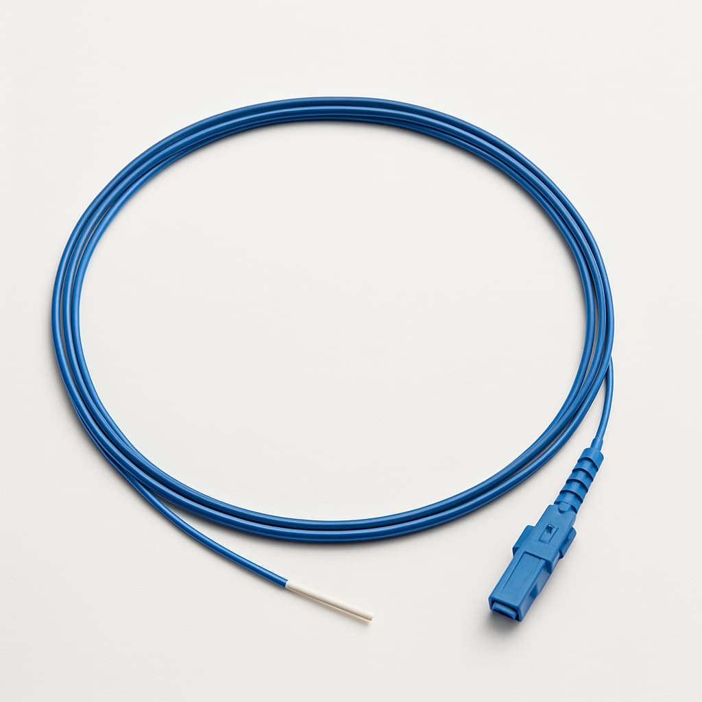 Telegartner L00859A0015 Pigtail Set 9/125µm OS2 E2000 — illustrative AI-generated image