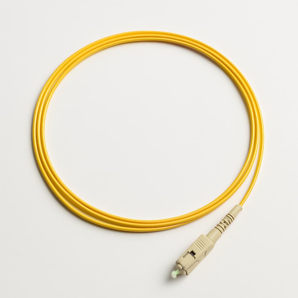 Telegartner L00859A0028 Fiber Pigtail OS2 E9/125, 1.5m — illustrative AI-generated image