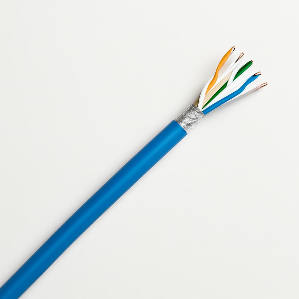 Telegartner L02002A0091 AMJ 300 F/UTP Cat.6 LSZH Cable, Blue — illustrative AI-generated image