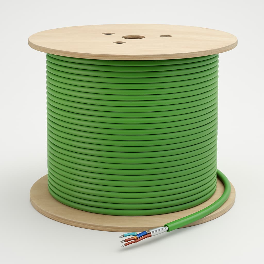 Telegartner L02002A0207 SF/UTP PROFINET Type C Cable — illustrative AI-generated image