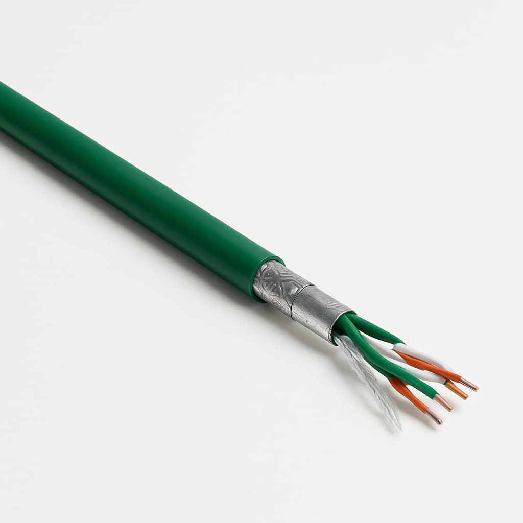 Telegartner L02002B0061B S/FTP Cat.7 Cable — illustrative AI-generated image