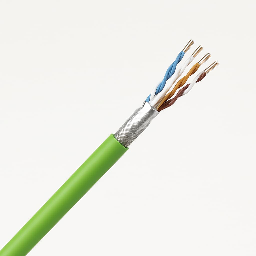 Telegartner L02002C0068B SF/UTP Cat.5 PUR Cable — illustrative AI-generated image
