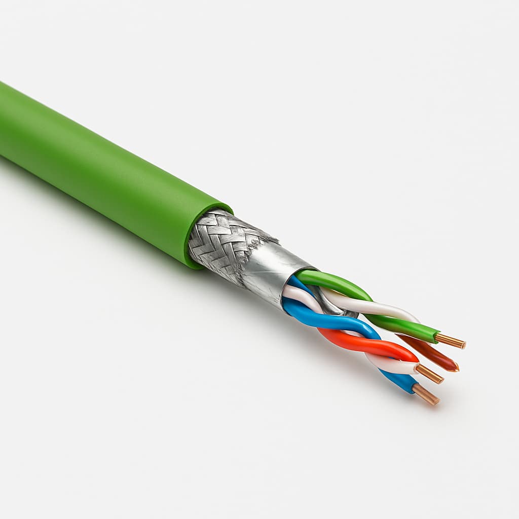 Telegartner L02002C0074B S/FTP Cat.7 PUR Cable — illustrative AI-generated image