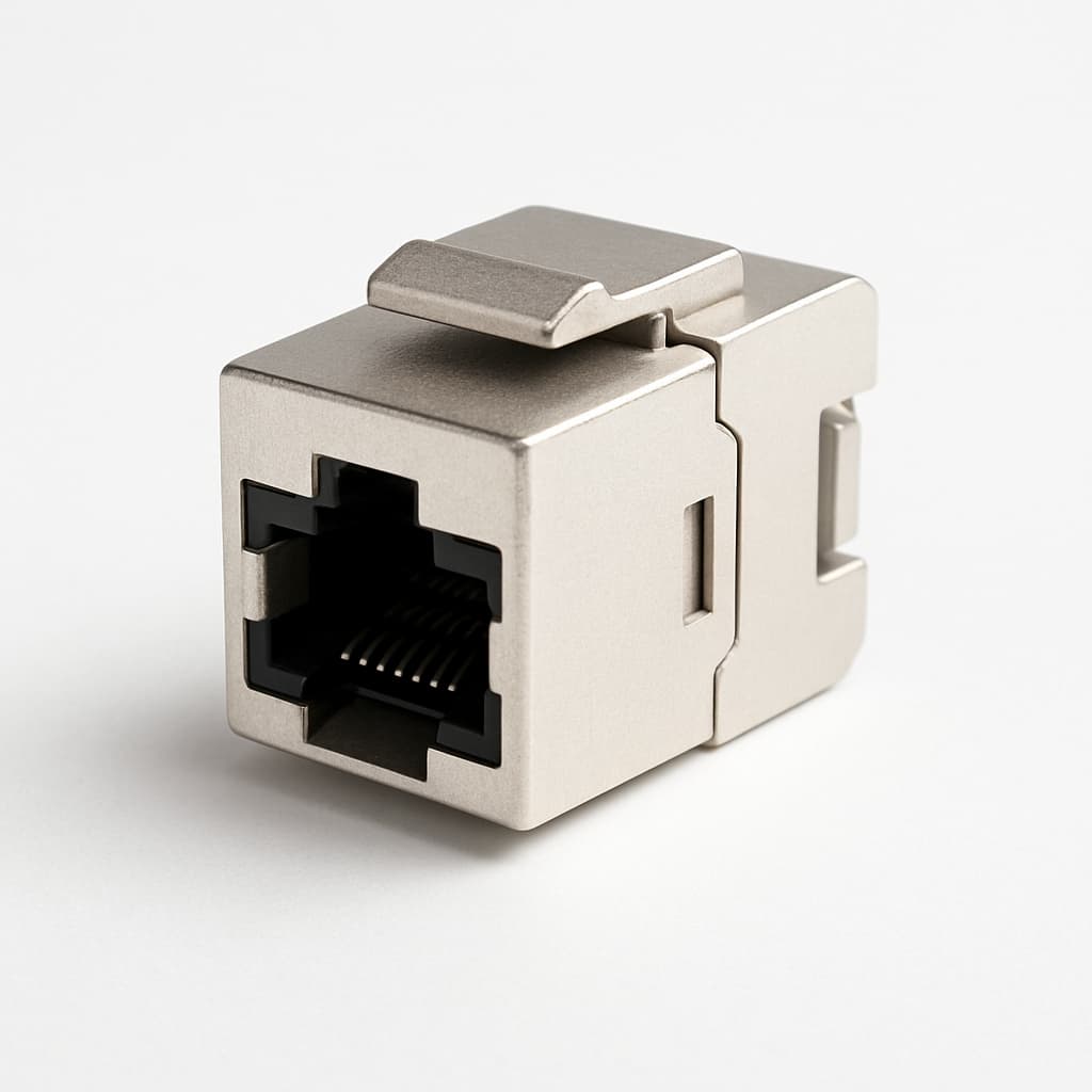 Telegartner M10003A0000 Replacement RJ45 Jack Cat.6A — illustrative AI-generated image
