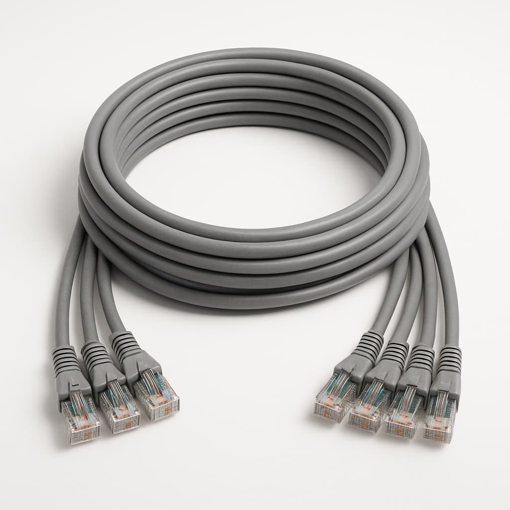 Telegartner T00003A0014 Sixfold Pre-Terminated Copper Trunk Cable — illustrative AI-generated image