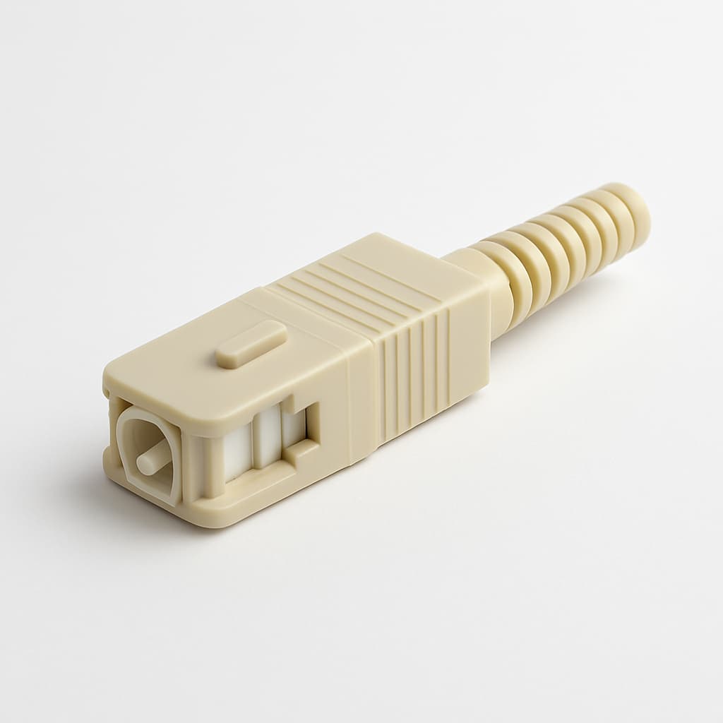 Telegartner U01100A0108 SC Plug MM Beige — illustrative AI-generated image