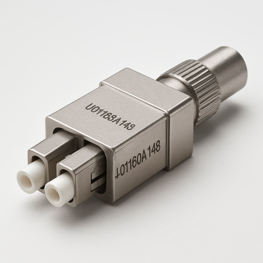 Telegartner U01100A0148 STX V1 LC-D Plug Set MM Metal — illustrative AI-generated image