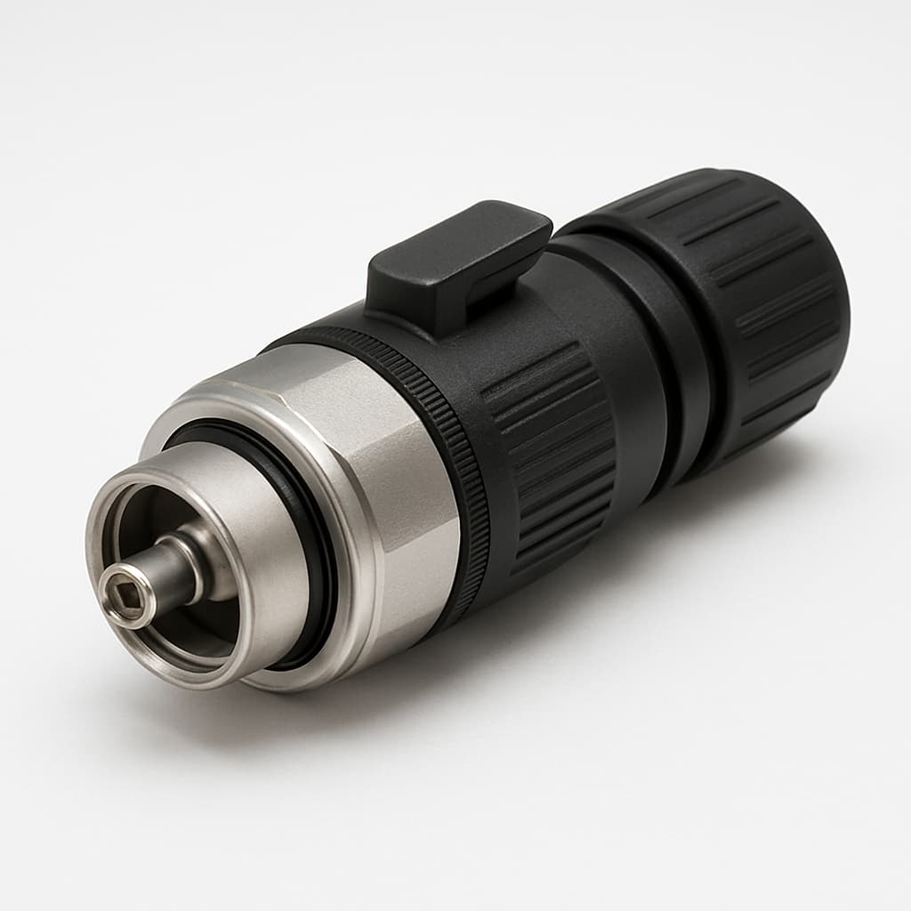 Telegartner U01100A0203 STX V1 2SC Plug Set, IP67 — illustrative AI-generated image