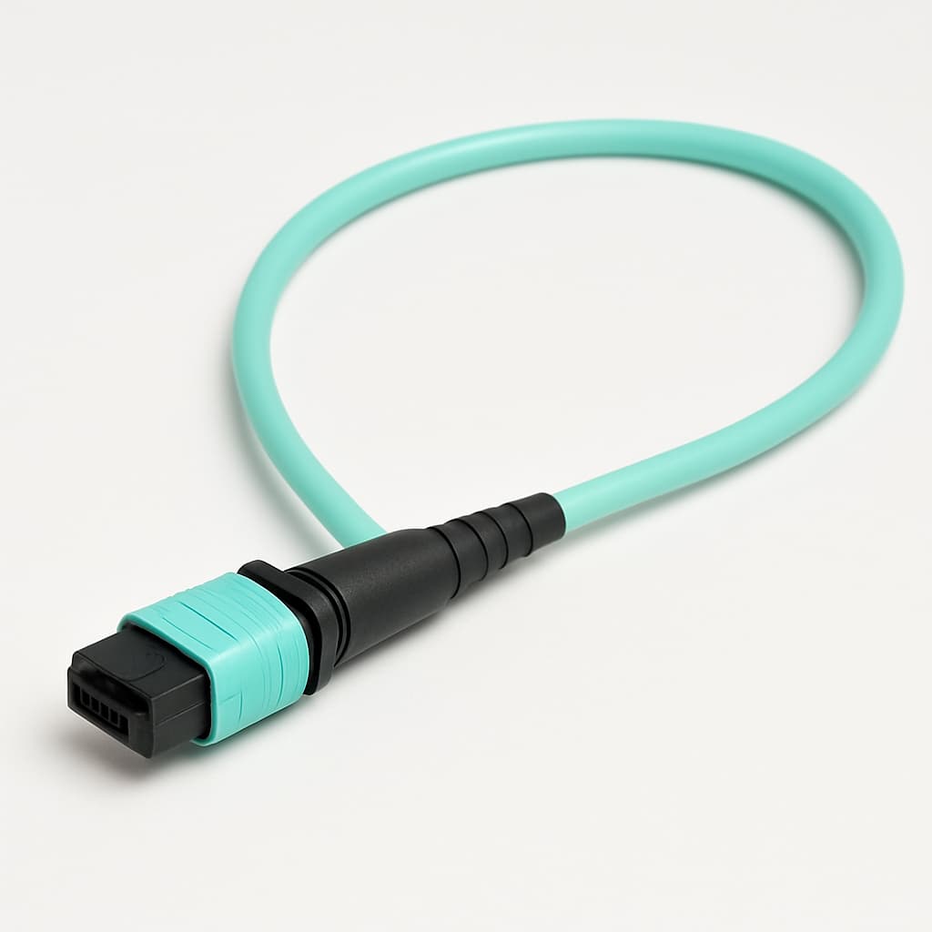 Telegartner U01100A0249 MPO Plug Cable Assembly — illustrative AI-generated image